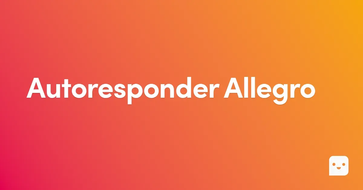Autoresponder Allegro